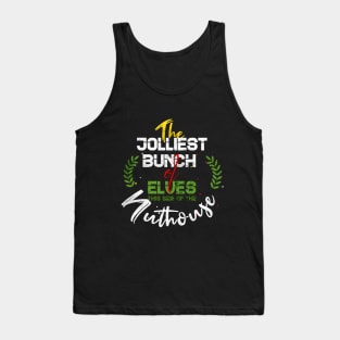 Jolliest Bunch of A-Holes Funny Christmas Tank Top